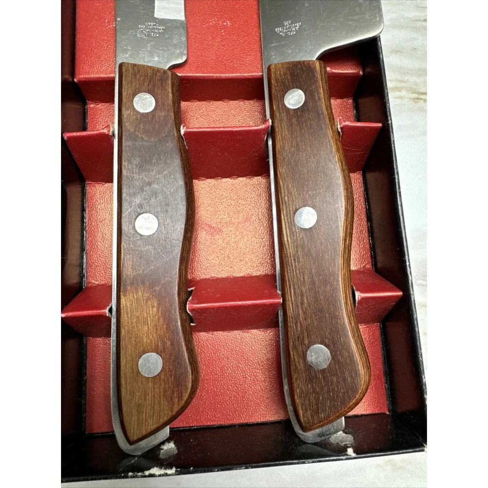 Japan 2 Piece Elegance Boxed‎ Deluxe Carving Set by Royal Chef's Knife Set VTG